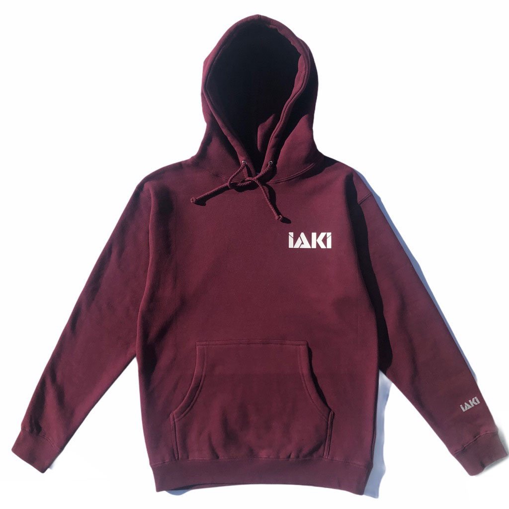 IAKI Pocket Hoodie MAROON - IAKI