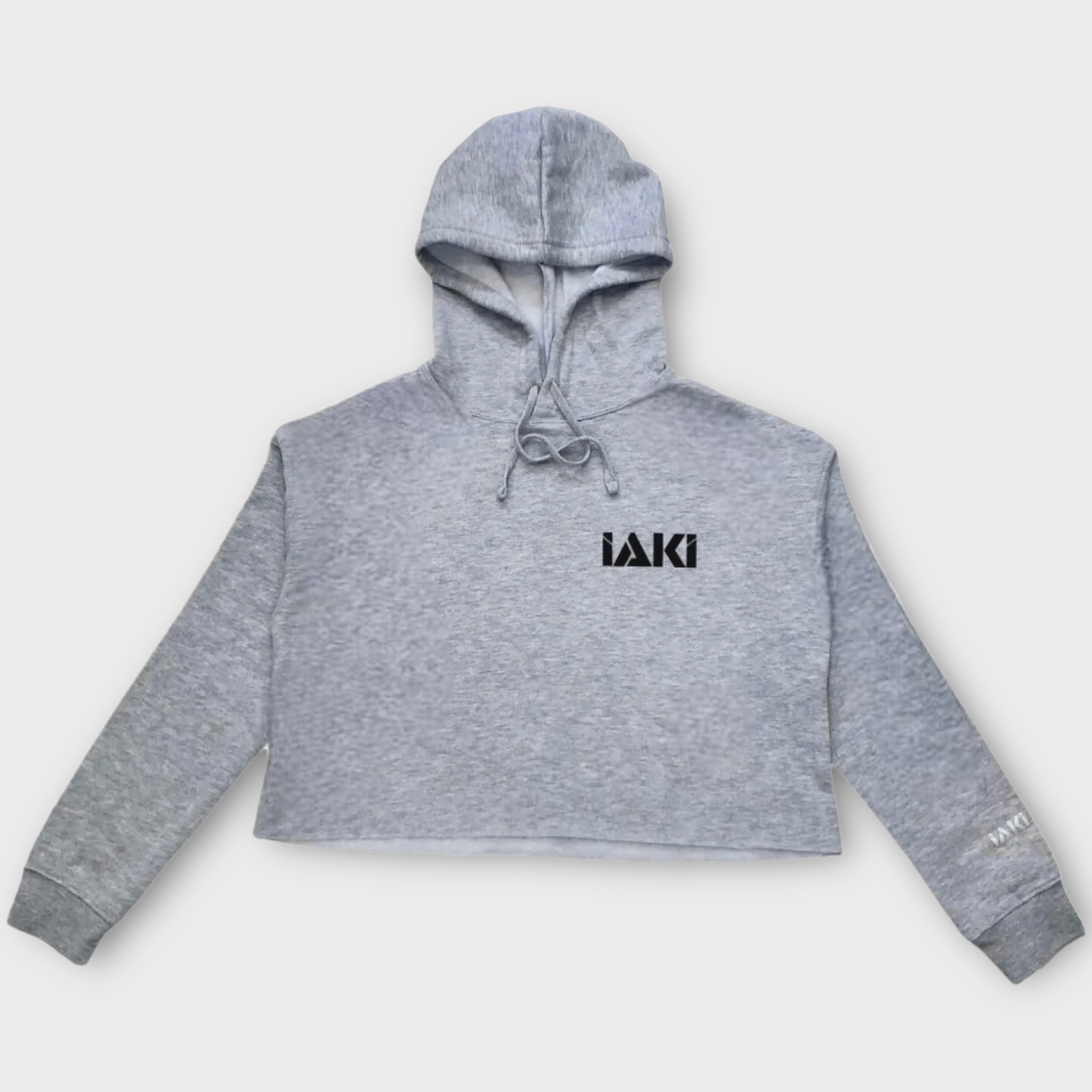 WOMENS Crop Hoodie GREY